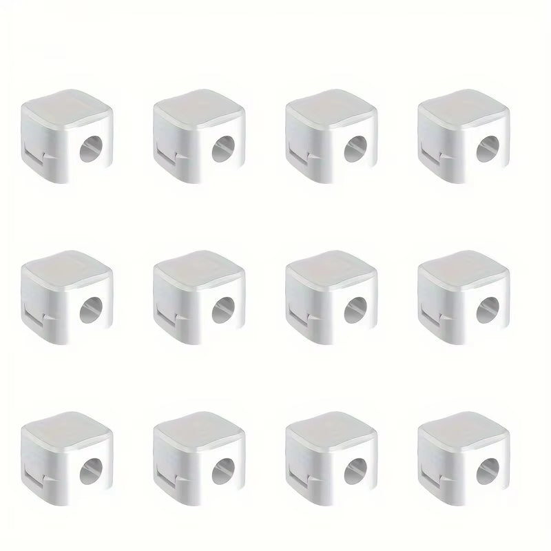 6/12/18Pcs Cord Organizer Holder Magnetic Desktop Cable Clip Management Hidden Phone Charging Cord Holder for Kitchen Appliances