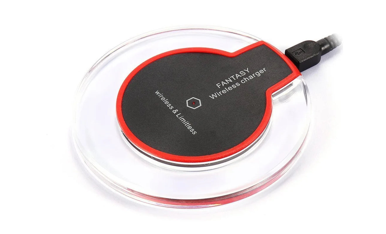 LED Wireless Charging Pad for Iphone and Android- Black