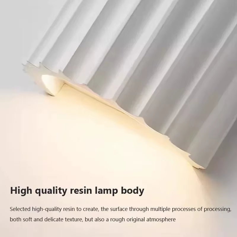 Macaron LED Wall Lamp Resin Home Decor Fixtures Wall Light Luxury Home Decor Wall Sconce for Living Room Bedside Hallway Lamp
