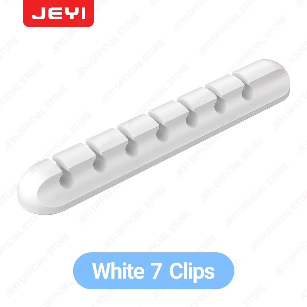 Adhesive Cable Holder Clips Cord Management Wire Organizer for Desktop USB Charging Cable Nightstand Power Cord Mouse Cable